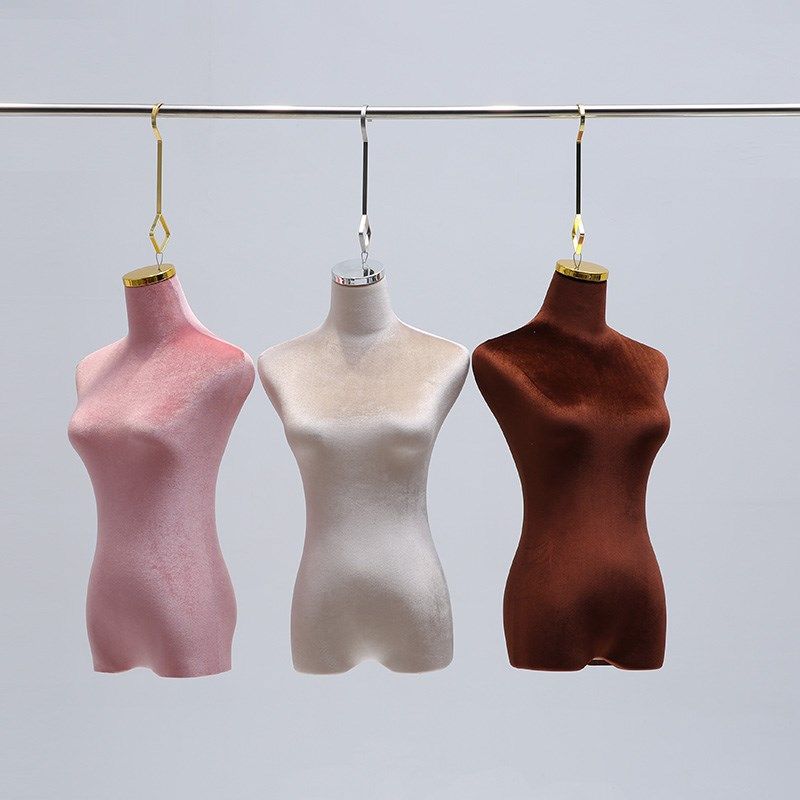 悬挂婚纱女模特半身女装吊模服装店橱窗吊挂钩假人婚纱模特展示架