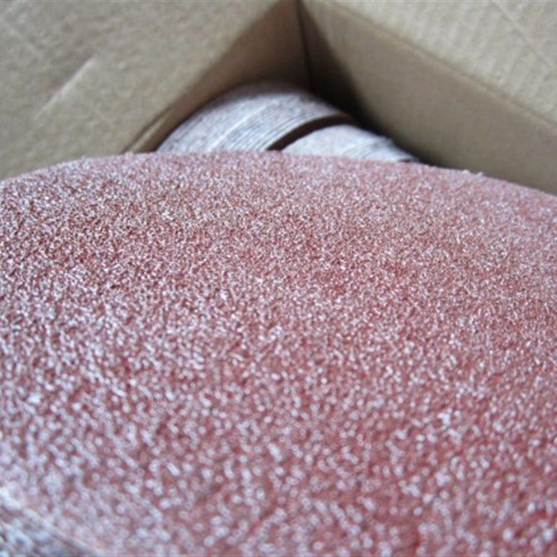 拉绒片自粘砂纸片圆盘砂纸打磨沙纸背植绒砂纸片4寸5寸6寸7寸9寸