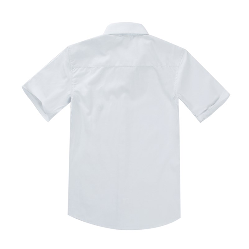 儿童加肥加大码白衬衫胖童白衬衣纯棉中小学生男童女童校服白衬衣