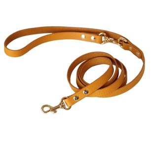 宠物犬猫牵引绳超柔软皮革牵引带泰迪迷你贵宾小型犬狗绳轻便好收