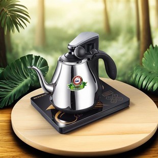 新功N60全自动上水电热水壶304不锈钢烧水壶煮开水壶家用智能茶炉