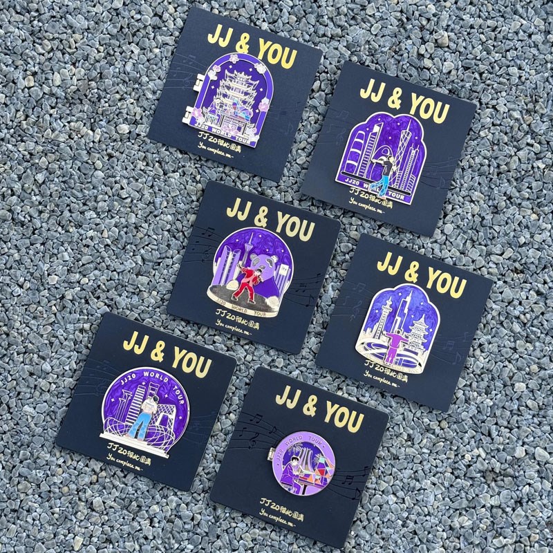 林俊杰冰箱贴文创钥匙扣项链挂件演唱会应援物JJ20徽章明星周边