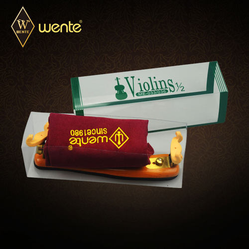 温特实木小提琴肩托4/4 3/41/8 1/2肩托肩垫琴托宽高可调含收纳袋