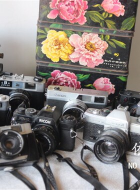 复古怀旧老旧照相机怀旧老式单眼双方相机店铺装饰品摆件拍摄道具