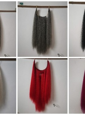 戏曲包公髯口 胡子黑满 寇准演出花脸胡子白色 武生红色关公胡须