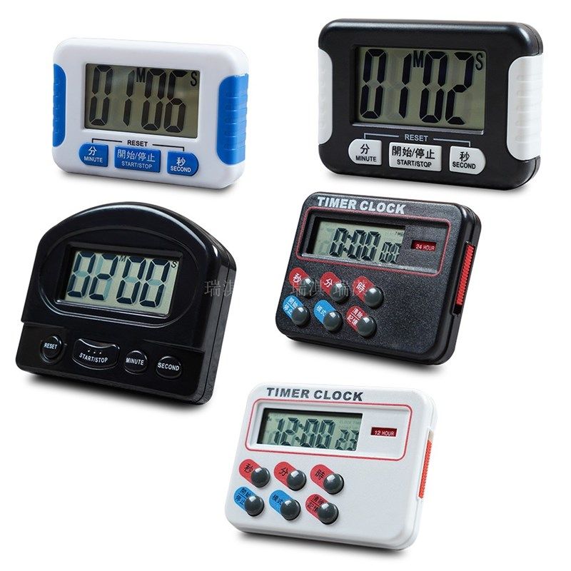 大屏幕倒计时器电子定时器闹钟厨房烹饪计时提醒钟奶茶店烘焙用品