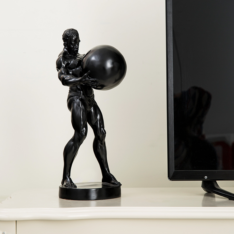 北欧创意人物雕塑落地摆件艺术品客厅装饰品户外人像大型摆件定制