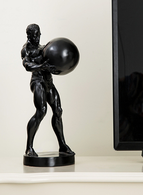 北欧创意人物雕塑落地摆件艺术品客厅装饰品户外人像大型摆件定制