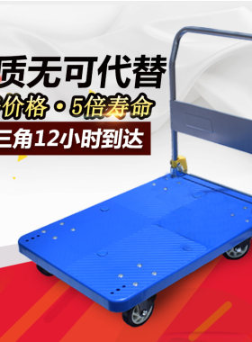 飞达牌平板车推货车静音手推车四轮小拖车 FD-300 工具车搬运车