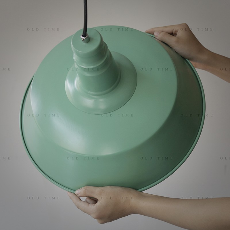 美式乡村铁艺Loft怀旧复古工业风格灯具咖啡馆餐厅灯单头彩色吊灯