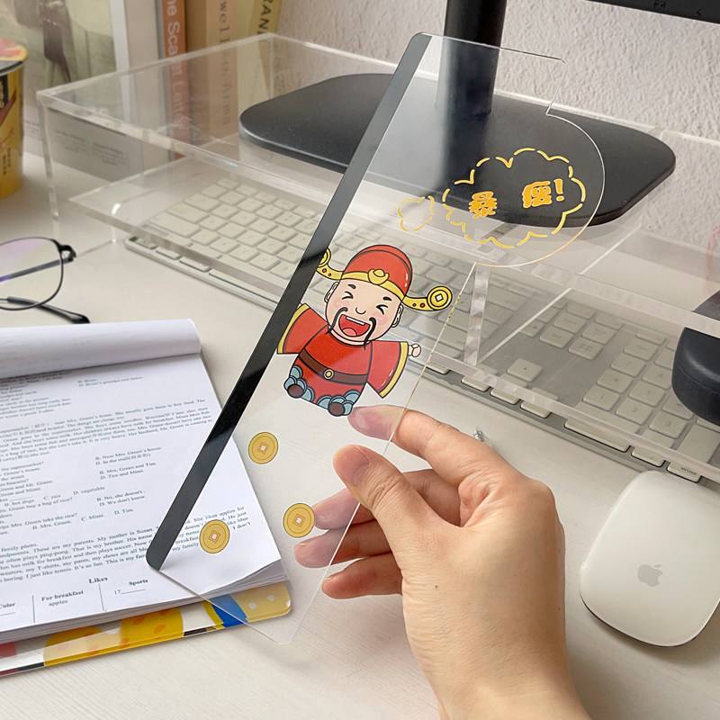 薇素蔓电脑旁边留言板侧边夹便利贴标签便利贴留言板办公室桌上显