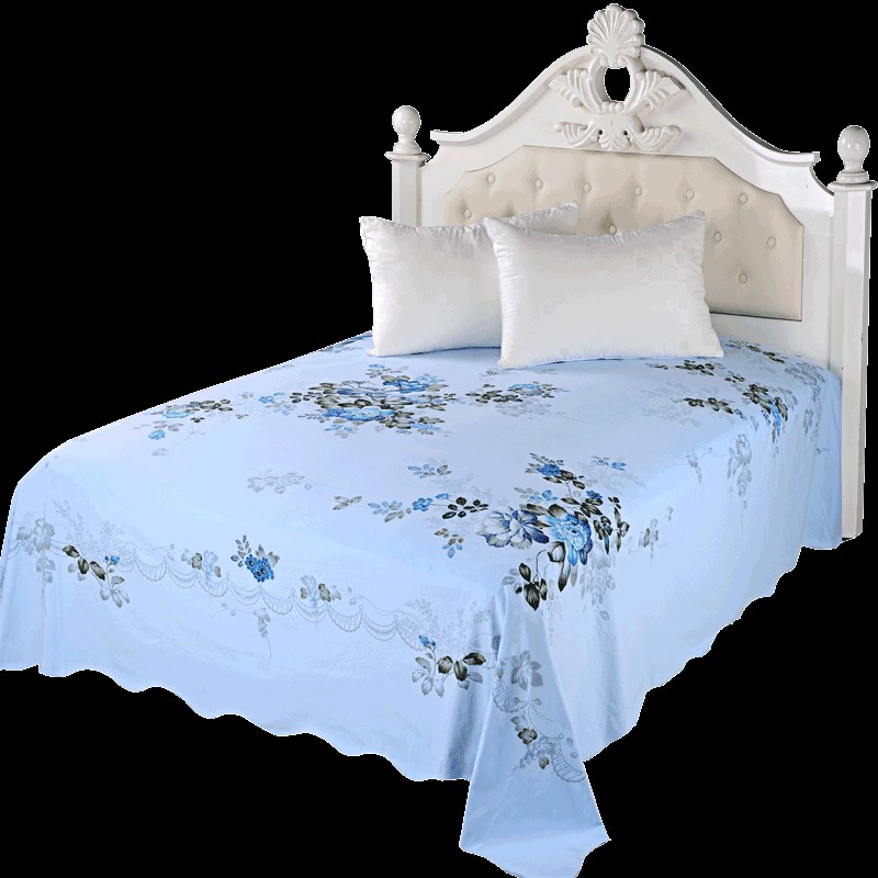 民光床单单件1.8米床全棉磨毛中式传统老式国民床单