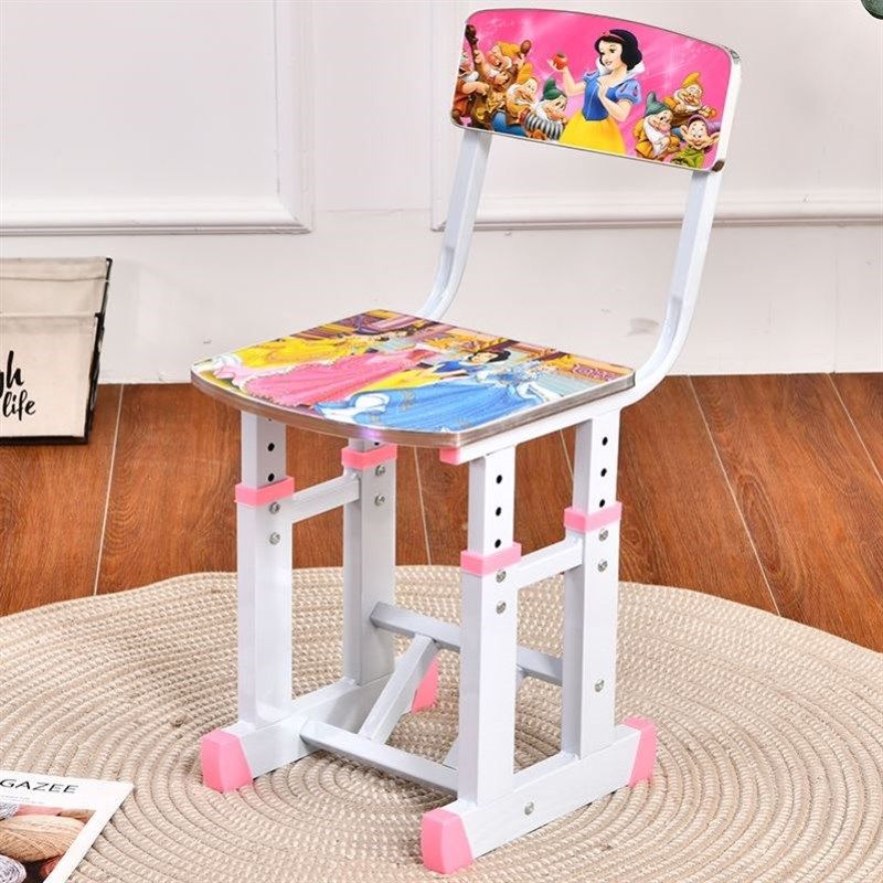 儿童学习椅子小学生家用写字椅升降椅简易靠背小凳子书桌用可调节