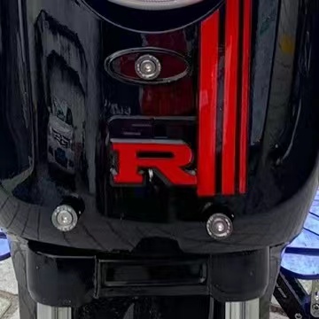 深远009/A7/A8前面板装饰螺丝配件车篮孔装饰车牌铝合金垫圈螺帽