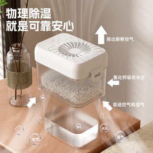 迷你家用除湿盒衣柜循环除湿器室内卧室除湿机吸湿除湿干燥剂防潮