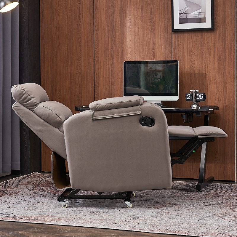 单人电竞沙发家用电脑椅办公可躺旋转科技布艺酒店网咖网吧懒人睡