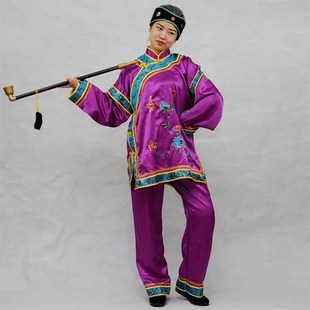 媒婆服装演出服全套搞笑烟袋道具假发头饰地主婆中性古装舞台戏剧