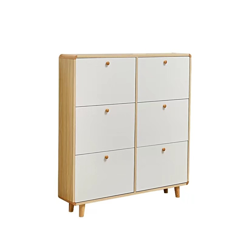 全实木超薄款翻斗鞋柜极窄家门口室内简易鞋架玄关柜大容量收纳柜,住宅家具,鞋柜,淘宝优惠券,粉丝福利购,淘宝优惠卷