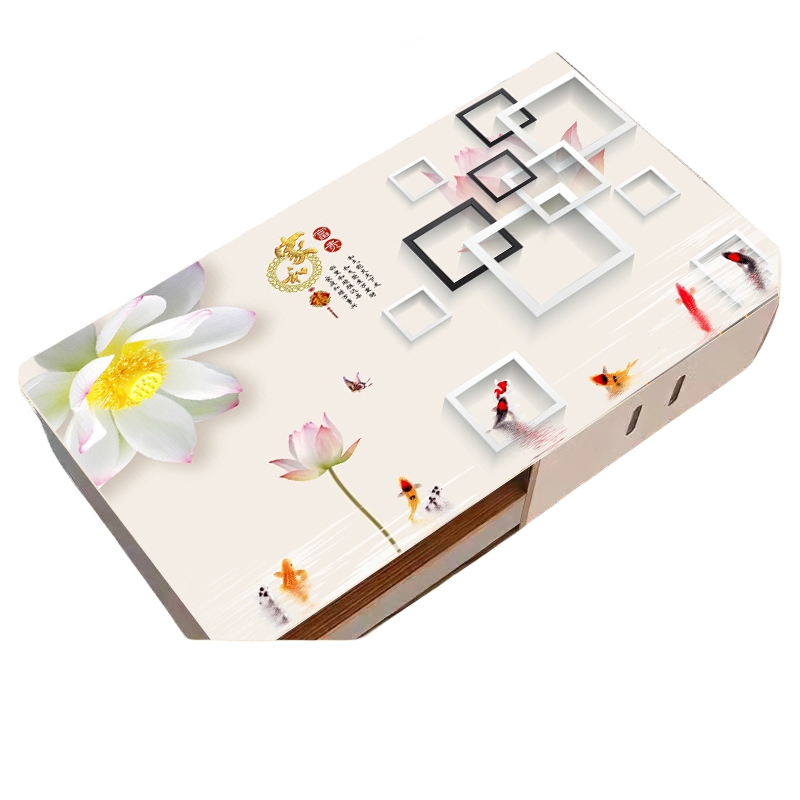 3D中式PVC桌布 餐桌茶几垫电视柜长方形防水防油防烫免洗家用桌垫