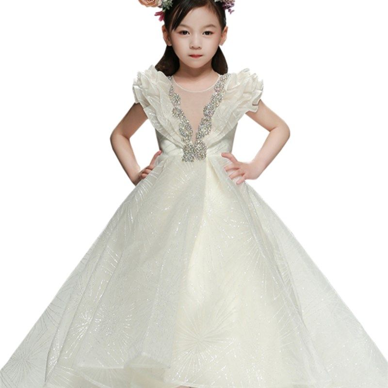 女童晚礼服公主裙2025新款模特走秀儿童表演礼服主持人钢琴演出服,童装/婴儿装/亲子装,儿童礼服,淘宝优惠券,粉丝福利购,淘宝优惠卷