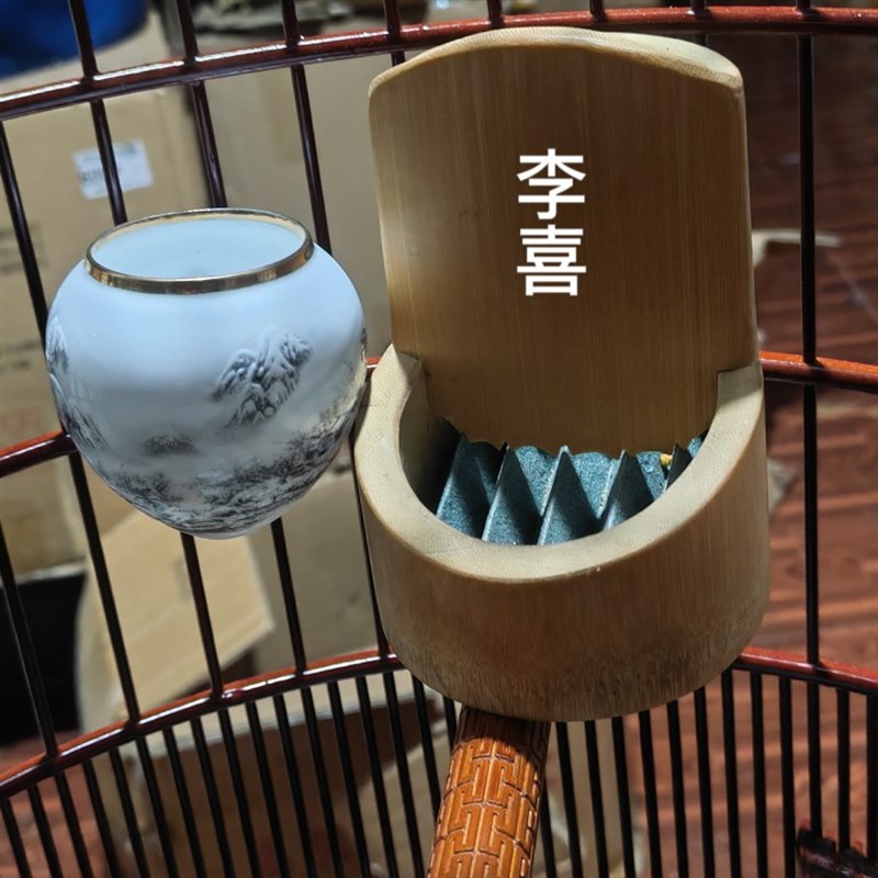 画眉自动下食下料磨嘴杯磨嘴器磨锋钩磨锋嘴磨尖快鸟笼配件鸟用品