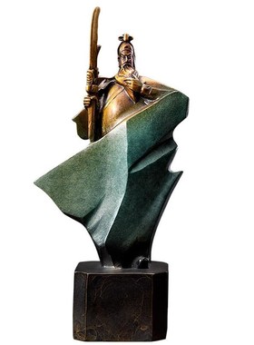 关二爷雕像铜关公摆件商铺客厅桌面家用供桌香案台铜像装饰品