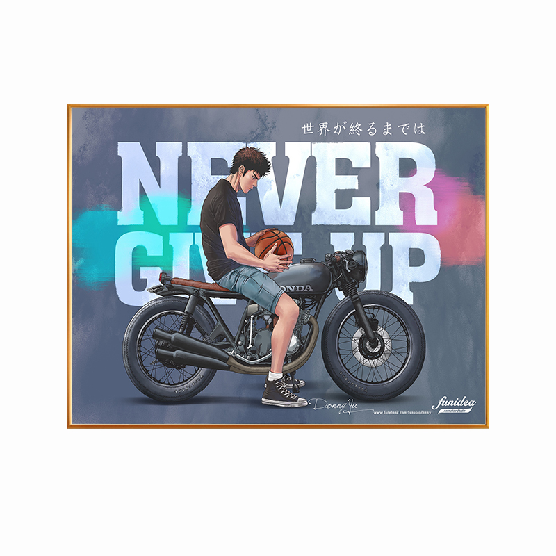 灌篮高手挂画樱木花道流川枫三井动漫海报装饰画客厅卧室宿舍壁画