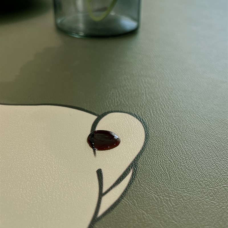 皮革书桌垫防水防油免洗桌面垫写字台专用办公桌保护垫子盖巾布