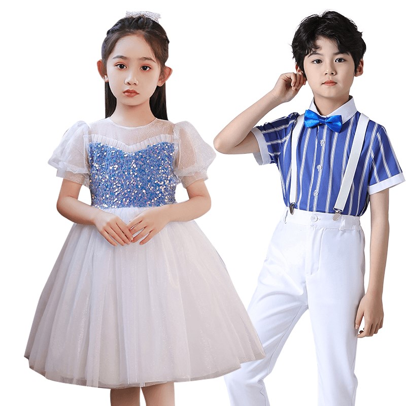六一儿童节演出服男女童大合唱服装中小学生主持舞蹈朗诵演讲比赛