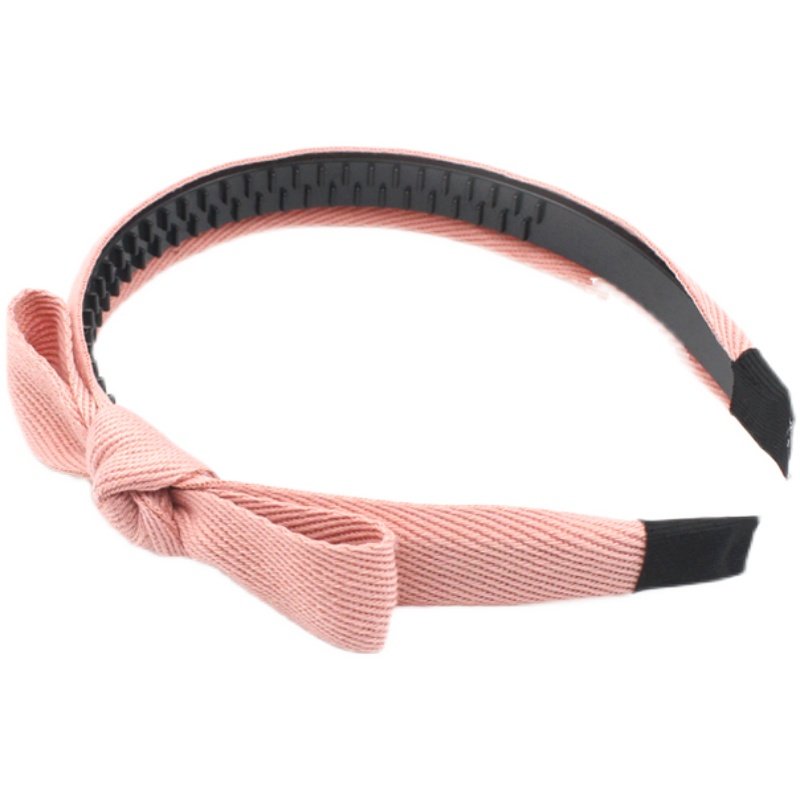 韩国儿童蝴蝶结带齿防滑发箍女童百搭发卡可爱公主防碎发头箍发饰