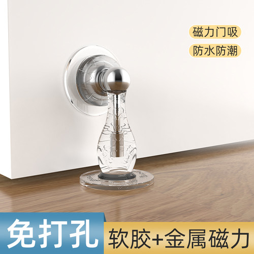 防盗门防撞神器门塞门挡创意门卡智能门锁开门缓冲静音贴门碰门阻