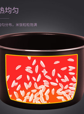 奔腾电压力锅内胆4升PLFJ4001 PLFJ4002 PLFJ4003/PLFJ4007不粘