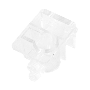 玻璃进出水管除油膜进水口喇叭口鱼缸草缸进出水口除油膜器送夹子