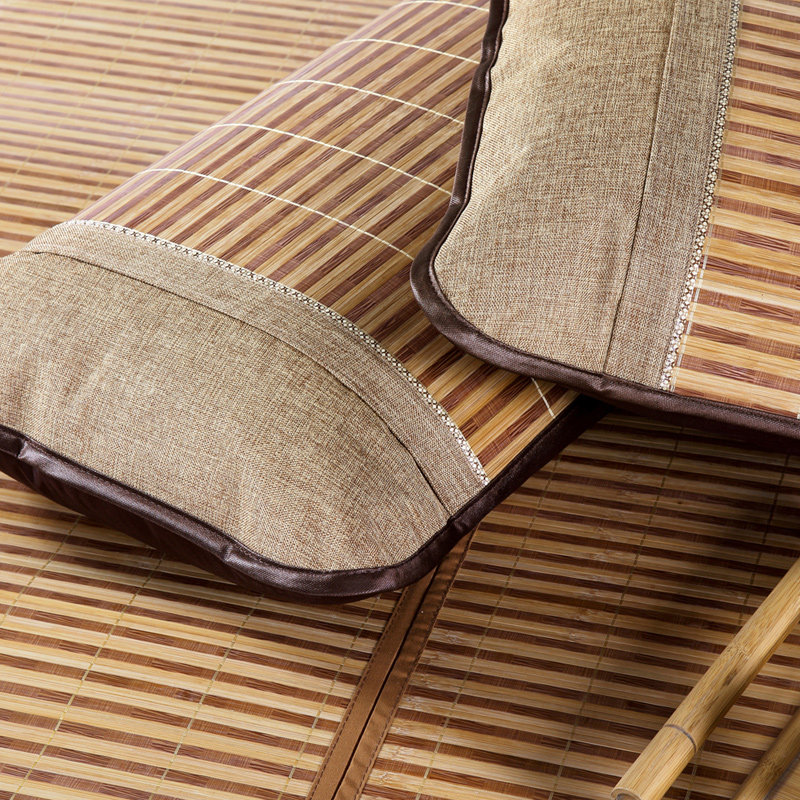 老席匠凉席枕套竹子枕套枕片夏季枕头套48*74学生单人枕头席一对,床上用品,凉席/草席/麻席,淘宝优惠券,粉丝福利购,淘宝优惠卷