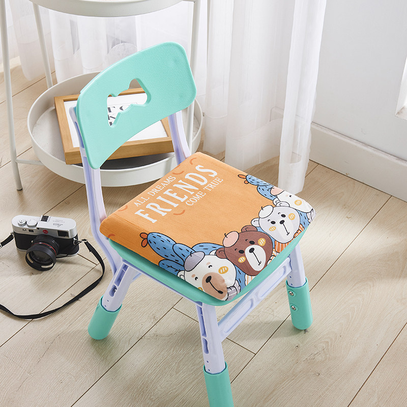 儿童坐垫幼儿园专用椅垫小凳子软座垫28塑料板凳垫四季屁垫正方形,居家布艺,椅垫,淘宝优惠券,粉丝福利购,淘宝优惠卷