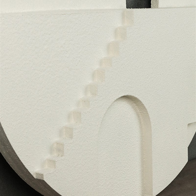 客厅玄关装饰画3d立体浮雕欧式卧室牀头挂画小众圆形组合壁画高级图片