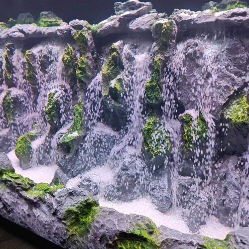 鱼缸造景流沙瀑布专用不浑水瓷白玻璃沙专用纯白砂草缸底砂水族沙
