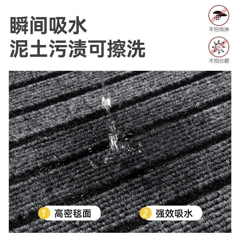 地毯商用门口定制防滑吸水进门大面积全铺脚垫门垫室外入户门地垫图片