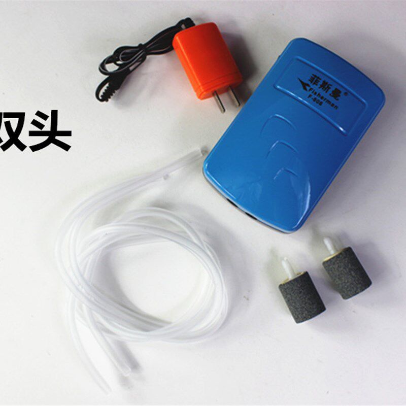 小型鱼缸充电氧气泵交直流两用增氧泵钓鱼养鱼户外便携式锂电池机