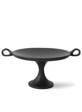 中古风实木双耳托盘香薰置物架零食收纳果盘民宿茶几创意装饰摆件