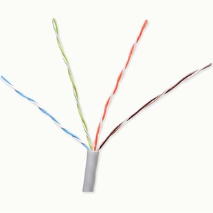 安普八芯网络线家用无氧铜0.5/0.6电脑线双绞超五类/六类宽带网线