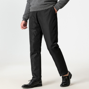 中老年高腰加厚保暖宽松防风加大爸爸棉裤 羽绒裤 男外穿2023冬新款