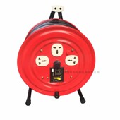 加厚红色15米30米50米电缆盘带空开卷电线盘绕线手提电缆托线盘