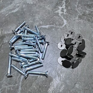 高定螺丝带装饰盖自攻 机丝螺丝柜体抽屉拉手螺丝