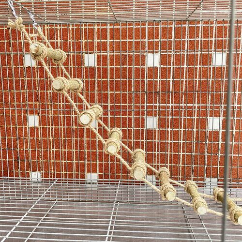 鹦鹉用品磨爪磨牙棒玩具天然花椒木站杠攀爬云梯梯子啃咬鸟笼用具