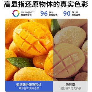 全光谱集成吊顶led灯卫生间厨房平板灯30x60无边框嵌入式 铝扣板灯