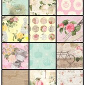 小清新简约纸质包书纸学生包书膜小学生书皮纸礼物包装 纸24张