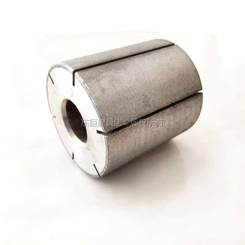 修整陶瓷砂轮用开槽金刚砂辊筒高精度滚筒式电镀结合剂金刚石磨具