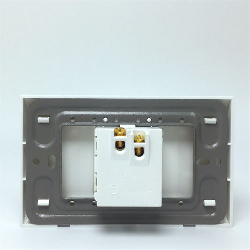 家用老款式大板单联开关120型一位单控开关长方形电灯开关面板10A