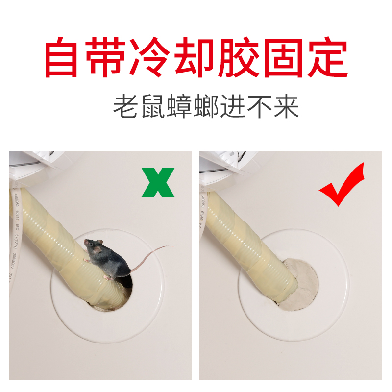 堵老鼠洞神器空调孔密封胶泥下水管道密封堵补洞防水防老鼠橡皮泥